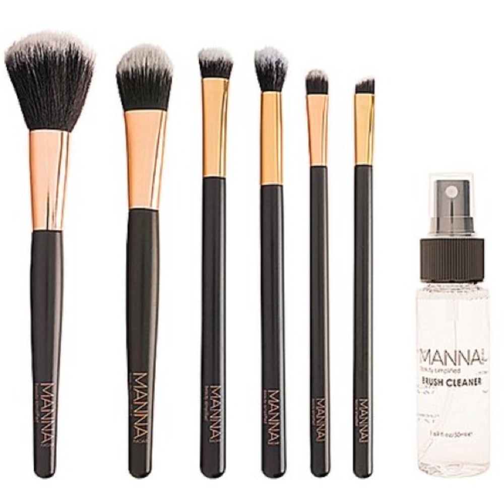 SOLD🌸 NIB Manna Kadar Beauty Essentials 7 pc Brush Set - Picture 2 of 8